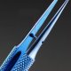 BlueT Curved Head Titanium Alloy 0.1mm Tweezer for Precise Wire Jump