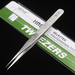 Vetus Precision Stainless Steel Tweezers ST-10 Vetus Precision Stainless Steel Tweezers ST-10