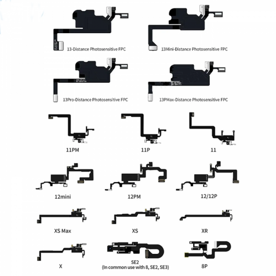 JCID Receiver FPC Ear Earpiece flex Sensor Cable Without Speaker