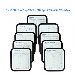 Magnetic Screw Keeper Chart Mat With Rubber Ring for iPhone 6-XS Max Magnetic Screw Keeper Chart Mat With Rubber Ring for iPhone 6-XS Max