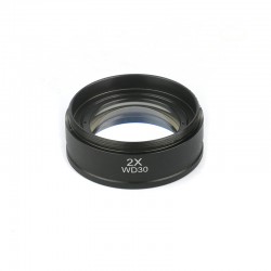 2X WD30 Stereo Microscope Auxiliary Objective Lens Barlow Lens 2X WD30 Stereo Microscope Auxiliary Objective Lens Barlow Lens