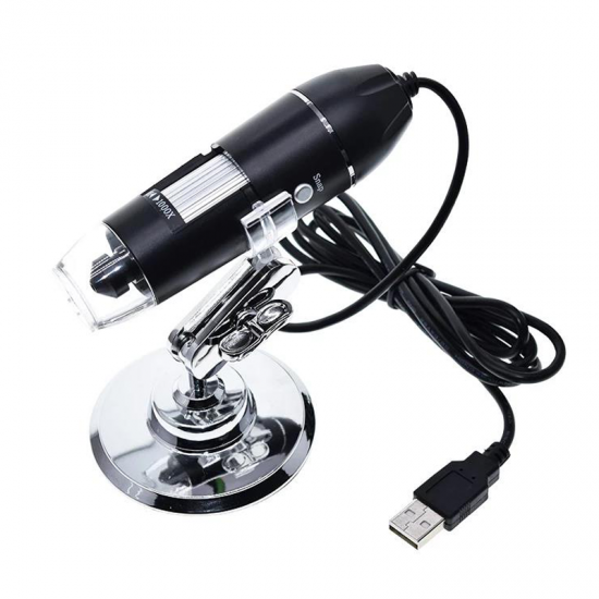 1000X HD Digital USB Microscope Handheld Portable with 8 LEDs with Bracket