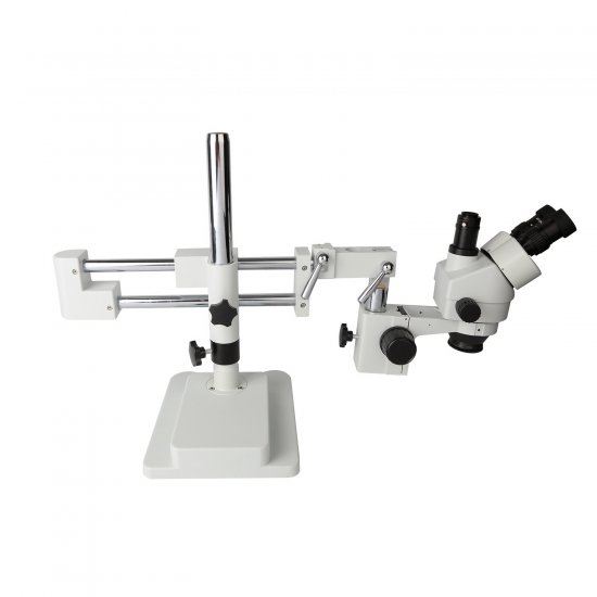 Microscope 37045-STL2 Trinocular HD Stereo Microscope 7X-45X Big Boom Stand Universal Bracket for Mobile Phone Repair