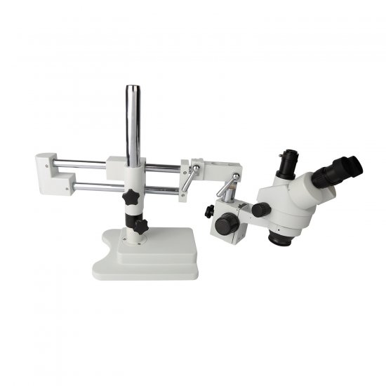 Microscope 37045-STL2 Trinocular HD Stereo Microscope 7X-45X Big Boom Stand Universal Bracket for Mobile Phone Repair