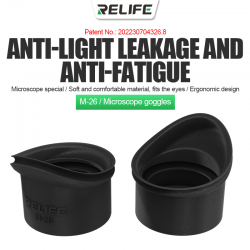 RELIFE M-26 3D Goggles Rubber Eyepiece Cover Guards For Binocular Biological Stereo Microscope 