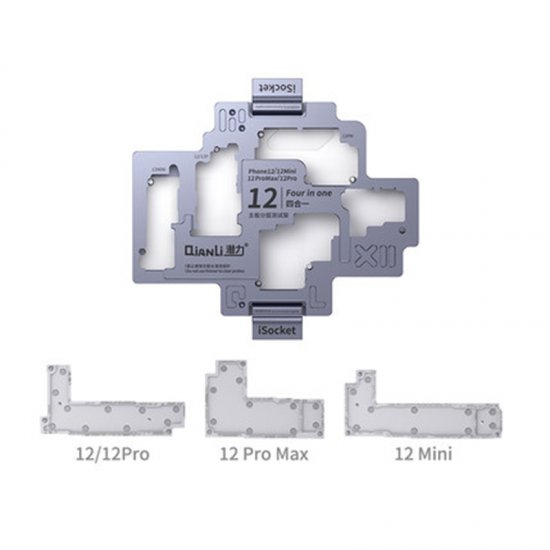 4 in 1 For iPhone 12/12Mini/12 Pro/12 Pro Max ToolPlus iSocket Board Test Fixture