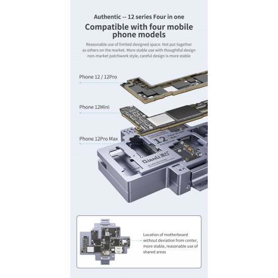 4 in 1 For iPhone 12/12Mini/12 Pro/12 Pro Max ToolPlus iSocket Board Test Fixture