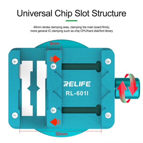 RELIFE RL-601I Motherboard Chip Repair Rotating Fixture for Phone Chip Repair
