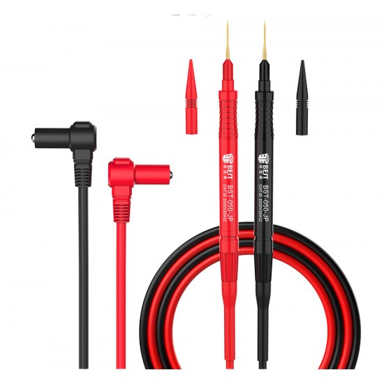 BST-050-JP Superconducting Multimeter Test Pen Special Tip Gold-plated Steel Needle Anti-freezing and Anti-scalding cable