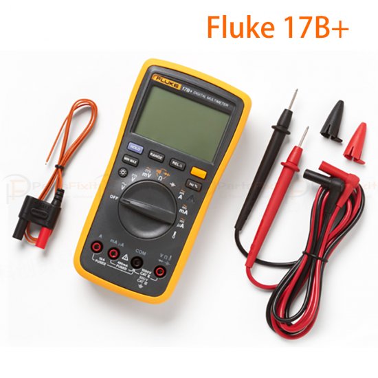 Fluke 17B+ Digital Multimeter Auto Range for AC/DC Voltage Resistance Capacitance Frequency Tester