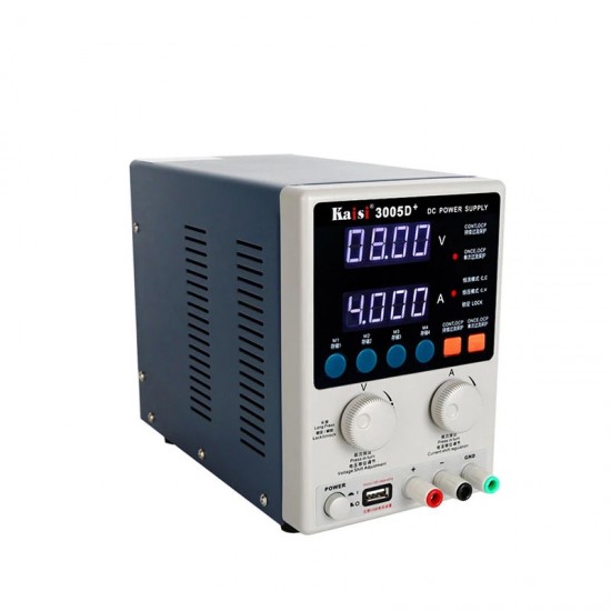 Kaisi 3005D+ CNC DC Mobile Phone Repair Tools 30V 5A Output Digital Variable DC Power Supply