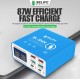 RELIFE RL-304N Smart Digital Display 6 Port Charger Socket QC3.0 Desktop Fasting Charging Station