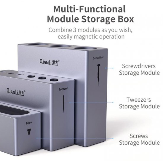 Qianli iCube Aluminum Alloy Multi-Functional Storage Box