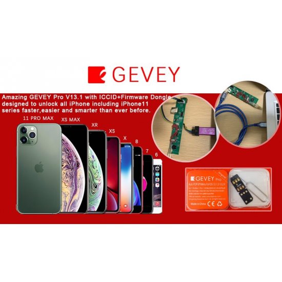 Gevey Pro V13.1 Unlock for iPhone 6 to iPhone 11 Pro Max