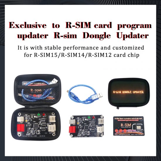 Exclusive to R-SIM card program updater For 12+|14|15 R-sim Dongle Updater