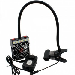 Soldering Iron Exhaust Fan Solder Smoke Exhauster Remover Fume Extractor with LED Lighting Soldering Iron Exhaust Fan Solder Smoke Exhauster Remover Fume Extractor with LED Lighting