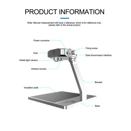 SUNSHINIE TB-03 PCB Infrared Imaging The 2nd Generation of Double Light Speed Diagnosis Instrument