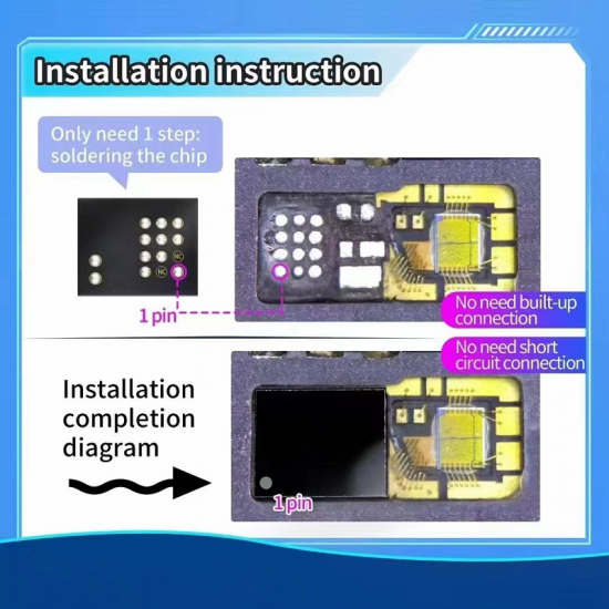 JC Face ID Dot Matrix IC Chip for iPhone X-12 Series/iPad Pro 3/4