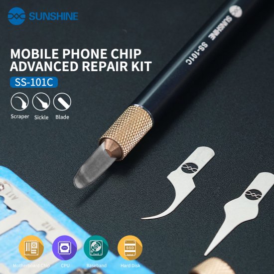 SUNSHINE SS-101C Multifunctional CPU IC Glue Remover Knife For Mobile Phone Repair