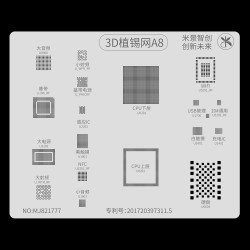 Mijing 3D BGA Reballing Stencil for iPhone A15/A14/A13/A12/A11/A10/A9/A8