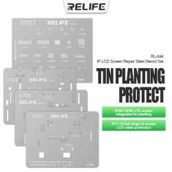 RELIFE RL-044 for iP6S-iP13ProMax LCD screen Tin Planting and Cable Protection 4pcs/set