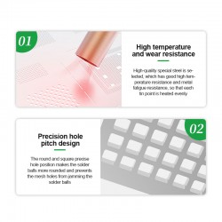 RELIFE RL-044 for iP6S to iPhone 13 Pro Max LCD Screen Tin Planting 