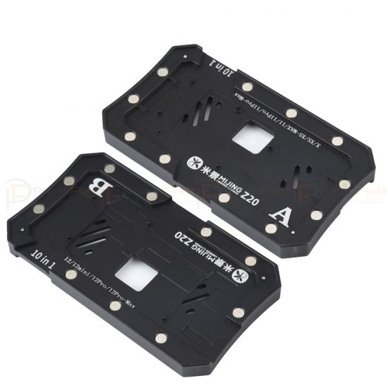 MiJing Z20 BGA Reballing Stencil Platform 10 in 1 for X to iPhone 12 Pro Max