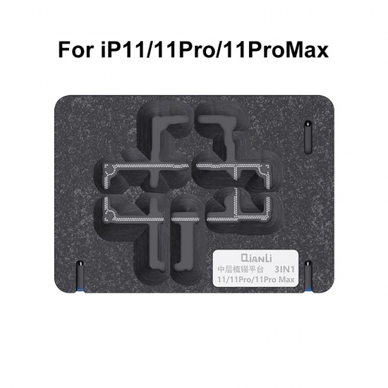 QianLi 3in1 Middle Frame Reballing Platform for iPhone 11 Series
