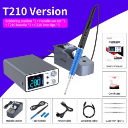 JCID AIXUN T3B Smart Soldering Station With T210 /T115 Handle Welding Iron Tips For Cell Phone Repair Tools JCID AIXUN T3B Smart Soldering Station With T210 /T115 Handle Welding Iron Tips For Cell Phone Repair Tools