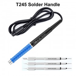 Aixun T245 Soldering Iron Handle C245 Solder Tip Phone SMD BGA Repair T420D Soldering Station Replacement Iron Kit Aixun T245 Soldering Iron Handle C245 Solder Tip Phone SMD BGA Repair T420D Soldering Station Replacement Iron Kit