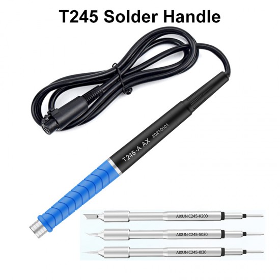 Aixun T245 Soldering Iron Handle C245 Solder Tip Phone SMD BGA Repair T420D Soldering Station Replacement Iron Kit