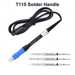 Aixun T115 Soldering Iron Handle C115 Solder Tip Phone SMD BGA Repair T420D Soldering Station Replacement Iron Kit Aixun T115 Soldering Iron Handle C115 Solder Tip Phone SMD BGA Repair T420D Soldering Station Replacement Iron Kit