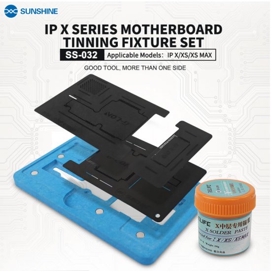 For iPhone X  XS XS Max Motherboard Tinning Fixture Set