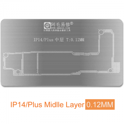 AMAOE BGA Reballing Stencil for iPhone 14/Plus Middle Layer Reballing Stencil Station Kits AMAOE BGA Reballing Stencil for iPhone 14/Plus Middle Layer Reballing Stencil Station Kits