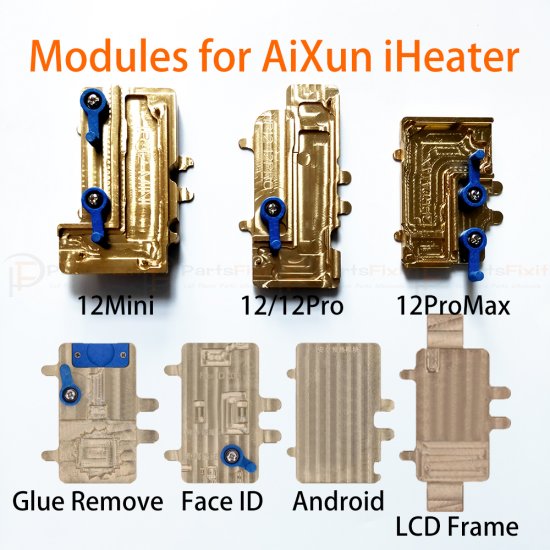 AIXUN iHeater Desoldering Station Modules For Face ID CPU Nand Glue Removal 12 12Pro 12MINI Motherboard LCD Bracket Removing