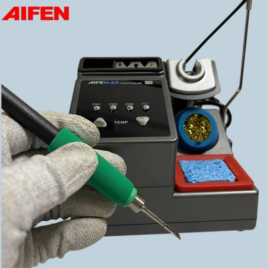 AIFEN A9 Soldering Station with One C210 Handle for Phone BGA PCB Repair Welding