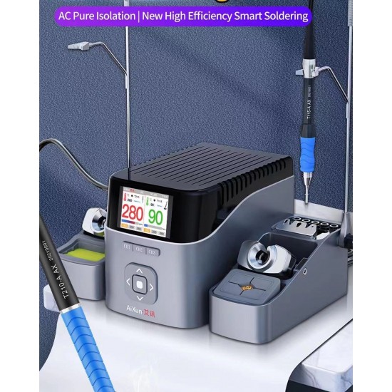 JCID AIXUN T420D Dual Channel Intelligent Soldering Station With C245 210 115 Handle Soldering Iron Tips JCID AIXUN T420D Dual Channel Intelligent Soldering Station With C245 210 115 Handle Soldering Iron Tips