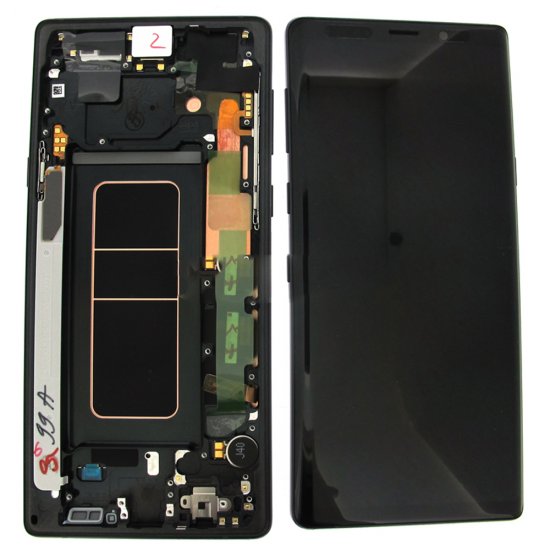 Samsung Galaxy Note 9 N960F LCD Screen Replacement With Frame Black Ori