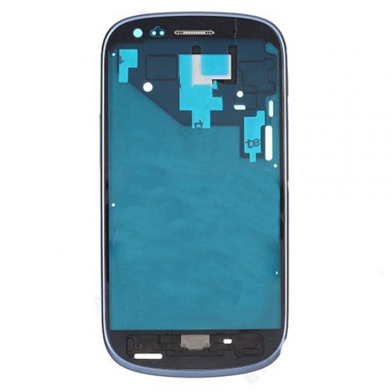 Samsung Galaxy S3 Mini I8190 Front Housing Blue HQ