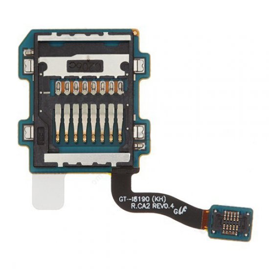 Samsung Galaxy S3 Mini i8190 SD Card Reader Connector Flex Cable Ori R
