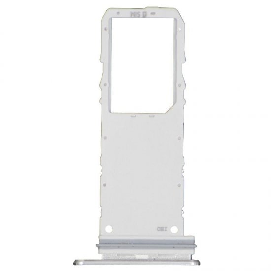 For Samsung Galaxy Note 10 Sim Card Tray White Single Card  Version