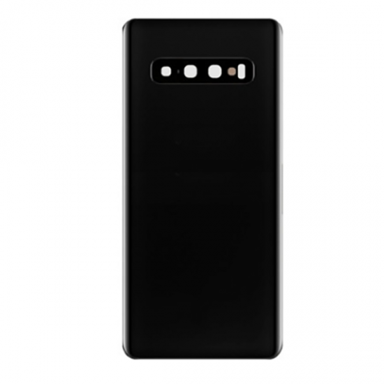 For Samsung Galaxy S10 Plus Back Cover with Camera Lens Black