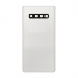 For Samsung Galaxy S10 Plus Back Coverwith Camera Lens White
