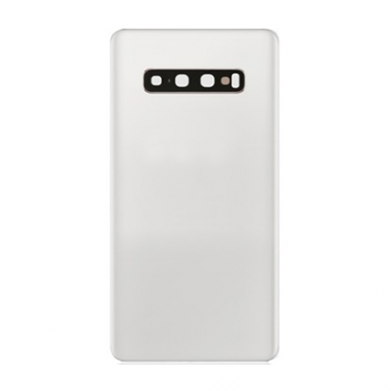 For Samsung Galaxy S10 Plus Back Coverwith Camera Lens White