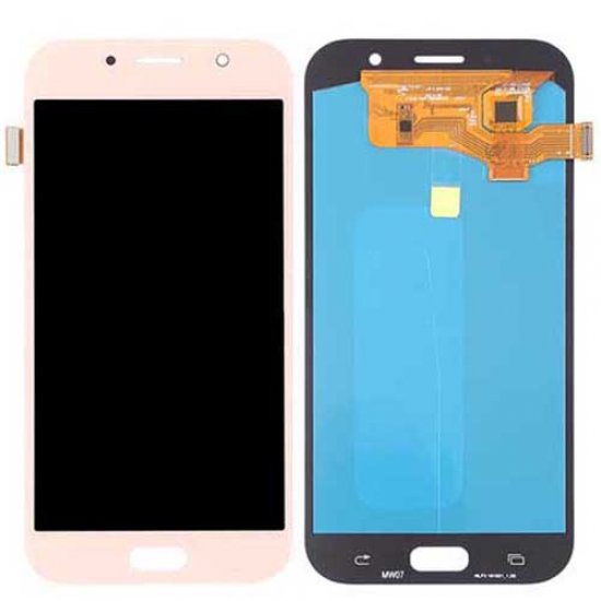 Samsung Galaxy A7 (2017) A720F LCD with Digitizer Assembly Pink Ori