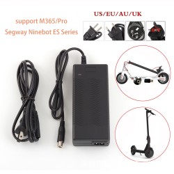Charger 42V 2A for Xiaomi M365/M365 Pro and Segway Ninebot Escooter Series