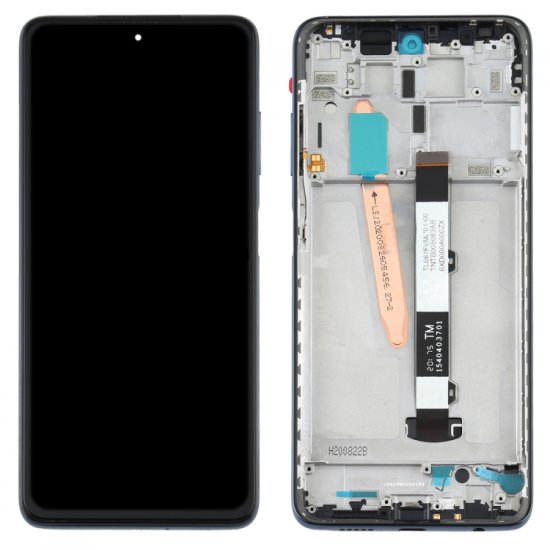 For Xiaomi Poco X3 NFC LCD With Frame Assembly Black