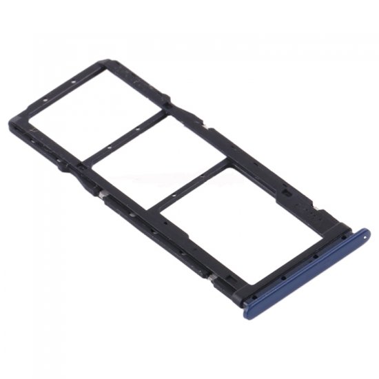 For Xiaomi Redmi Note 9 SIM Card Tray Blue Ori