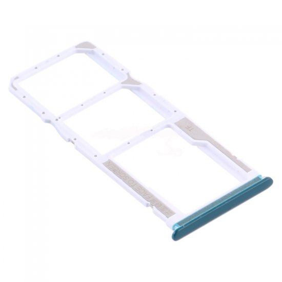 For Xiaomi Redmi Note 9 SIM Card Tray Green Ori