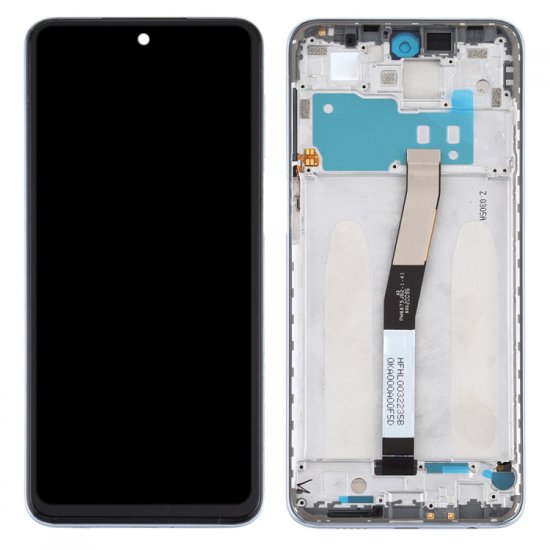 For Xiaomi Redmi Note 9S/Note 9 Pro LCD With Frame Assembly Silver